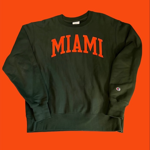 Champion Other - Champion Miami Hurricanes reverse weave sweatshirt